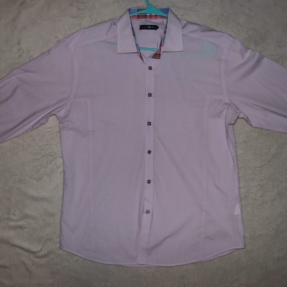 Stone Rose Lavender Buttonup Dress Shirt - Picture 4 of 13